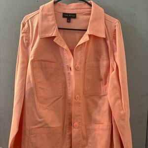 Lane Bryant Peach Shirt Jacket